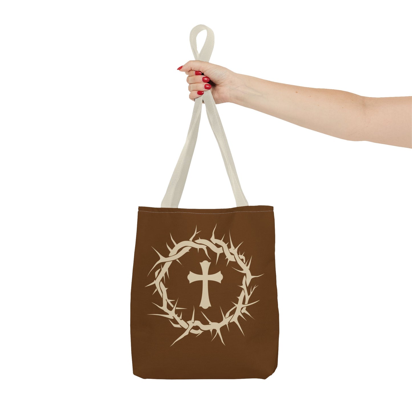 Christ Crown Tote, Faith-Inspired Tote Bag