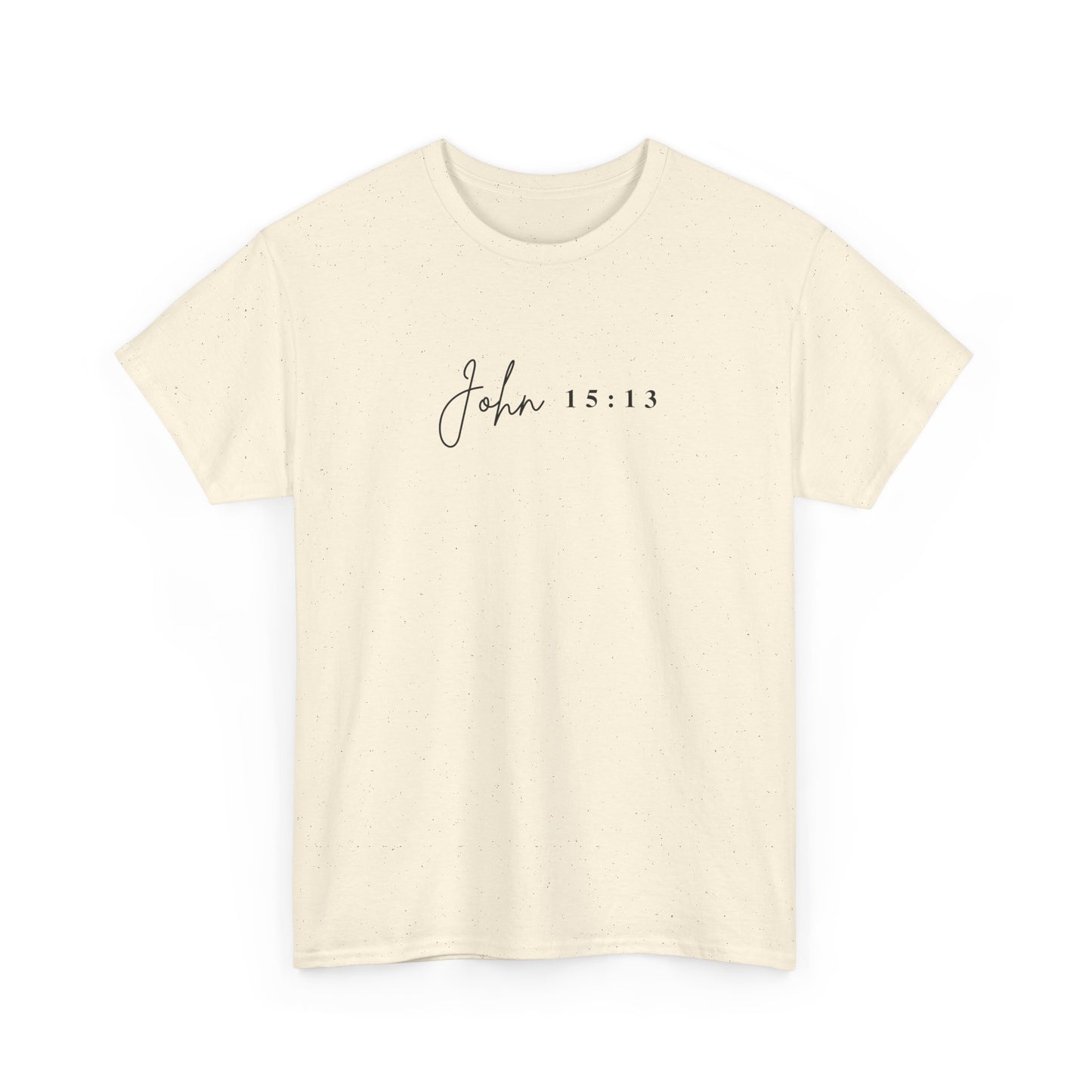 Minimalist Jesus Line Art T-Shirt – John 15:13 Crown of Thorns Design