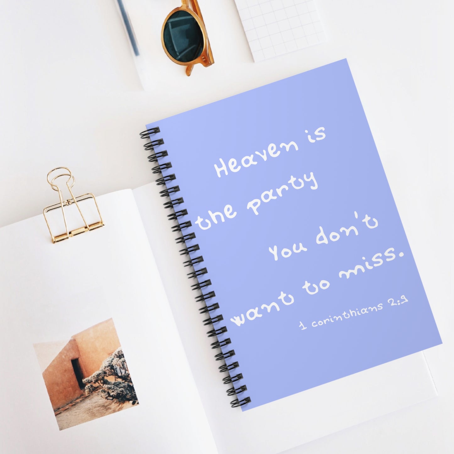 Heaven is the Party Inspirational Journal, Church Notes.