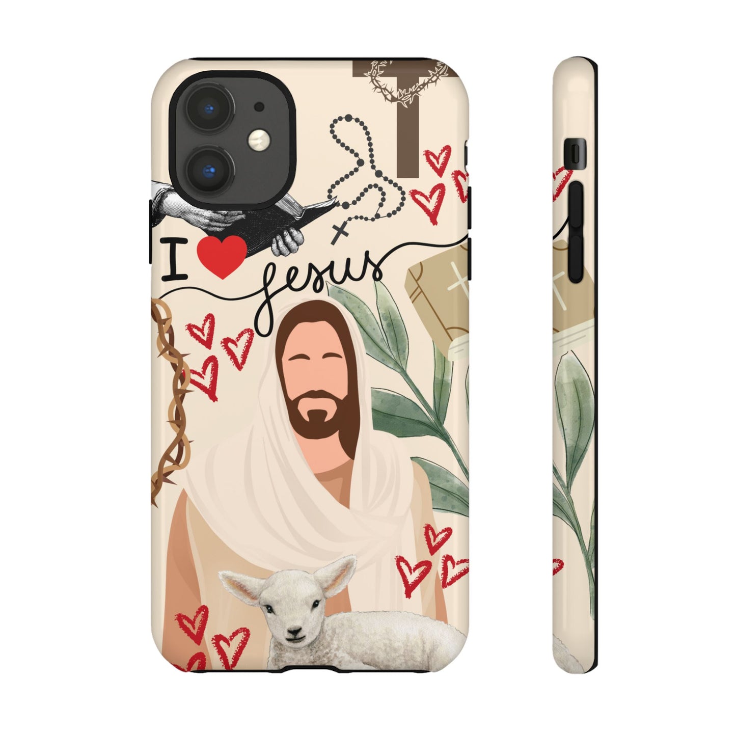 Vibrant Phone Case with Religious Art, Tough Cases for Devotees, Faith-Inspired Design