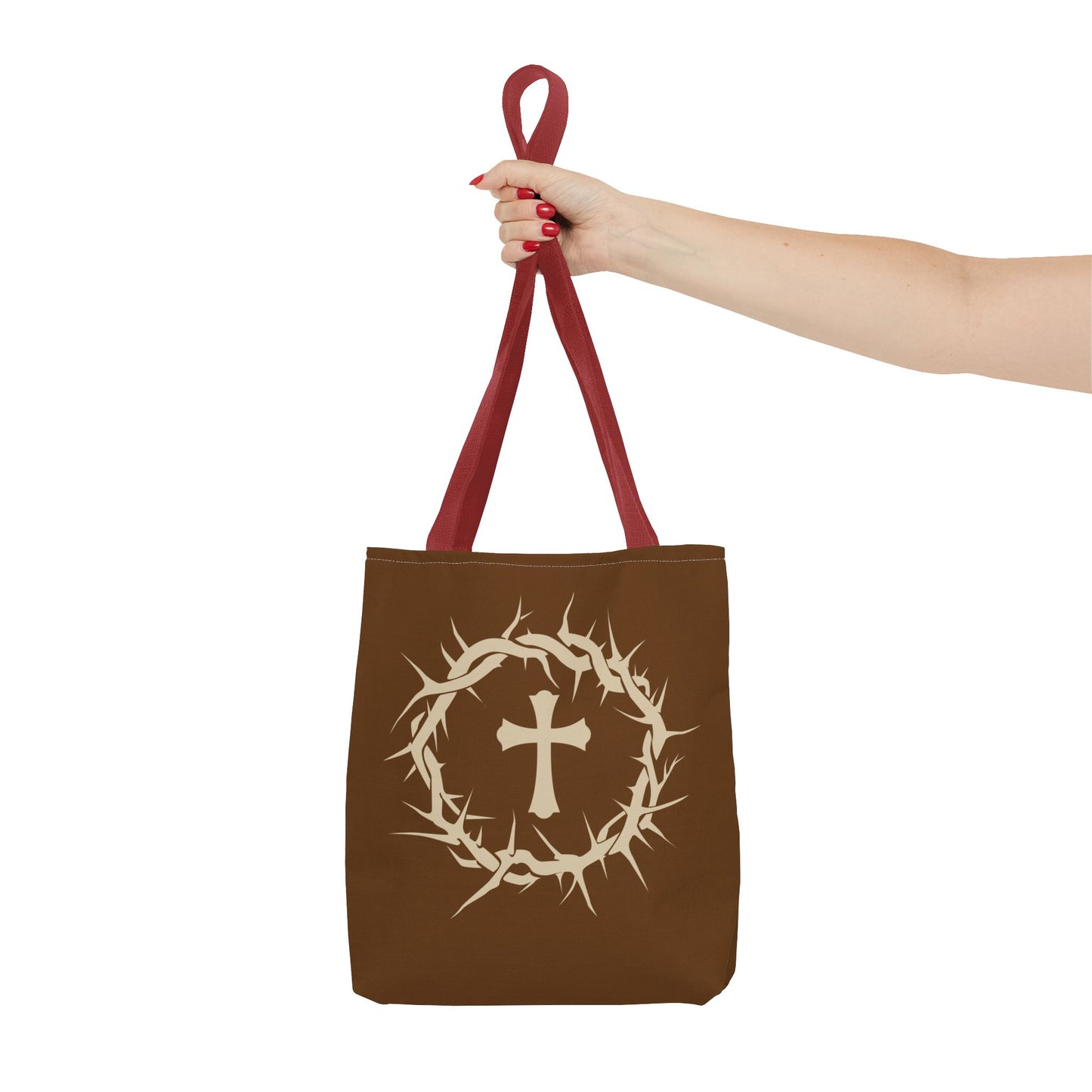 Christ Crown Tote, Faith-Inspired Tote Bag
