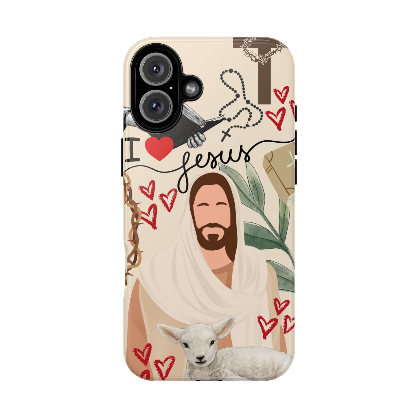 Vibrant Phone Case with Religious Art, Tough Cases for Devotees, Faith-Inspired Design