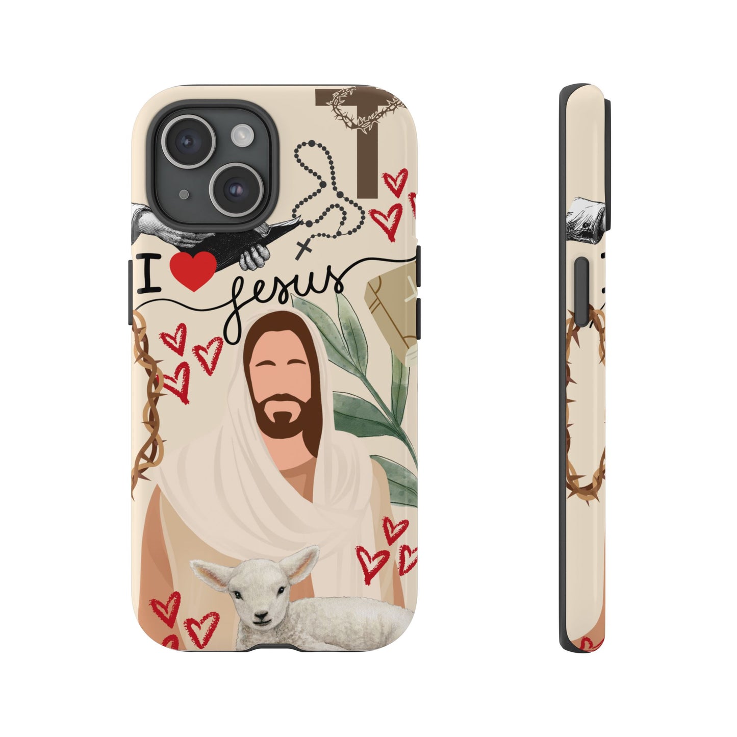 Vibrant Phone Case with Religious Art, Tough Cases for Devotees, Faith-Inspired Design