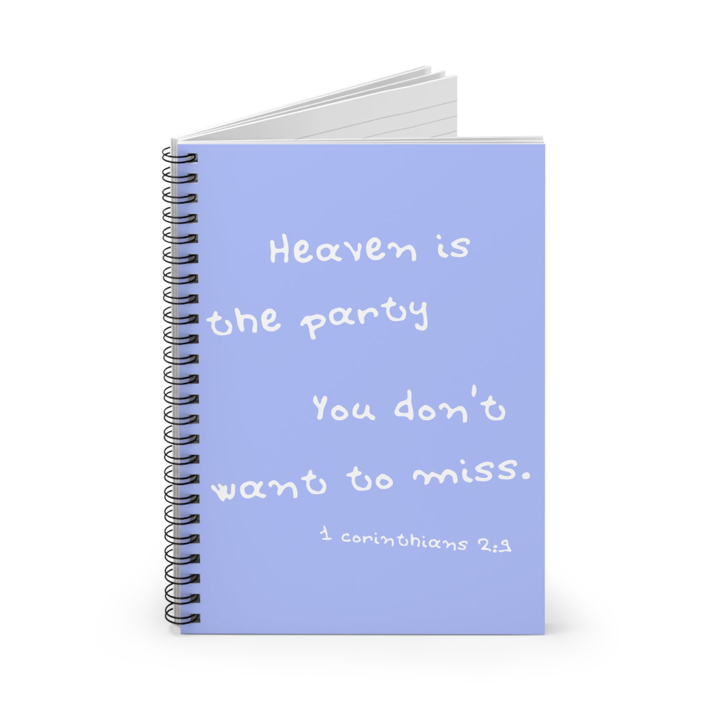 Heaven is the Party Inspirational Journal, Church Notes.