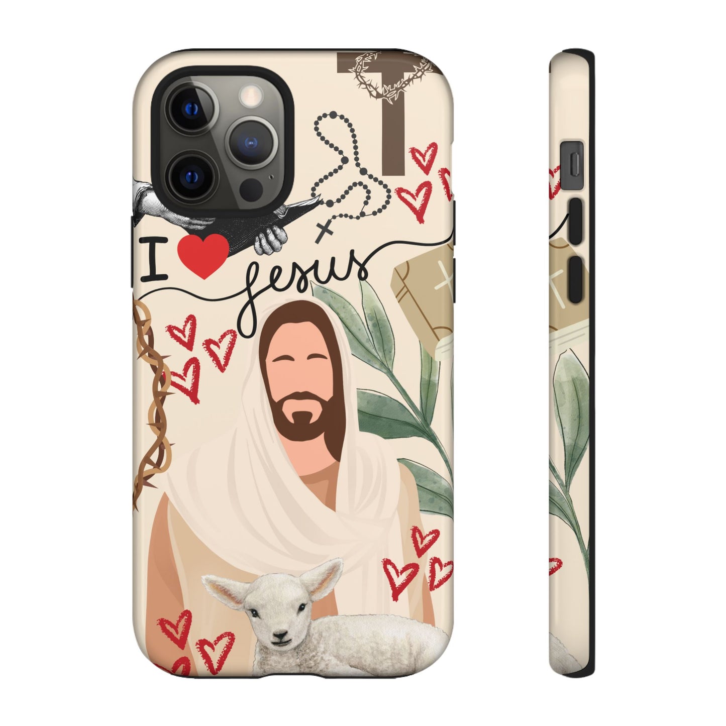 Vibrant Phone Case with Religious Art, Tough Cases for Devotees, Faith-Inspired Design