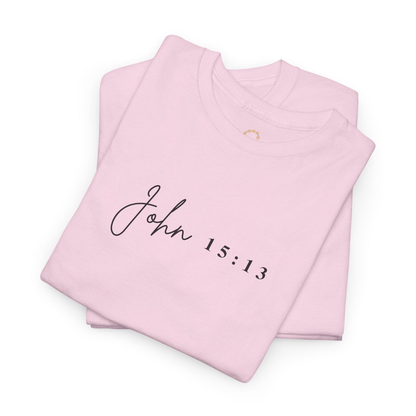 Minimalist Jesus Line Art T-Shirt – John 15:13 Crown of Thorns Design