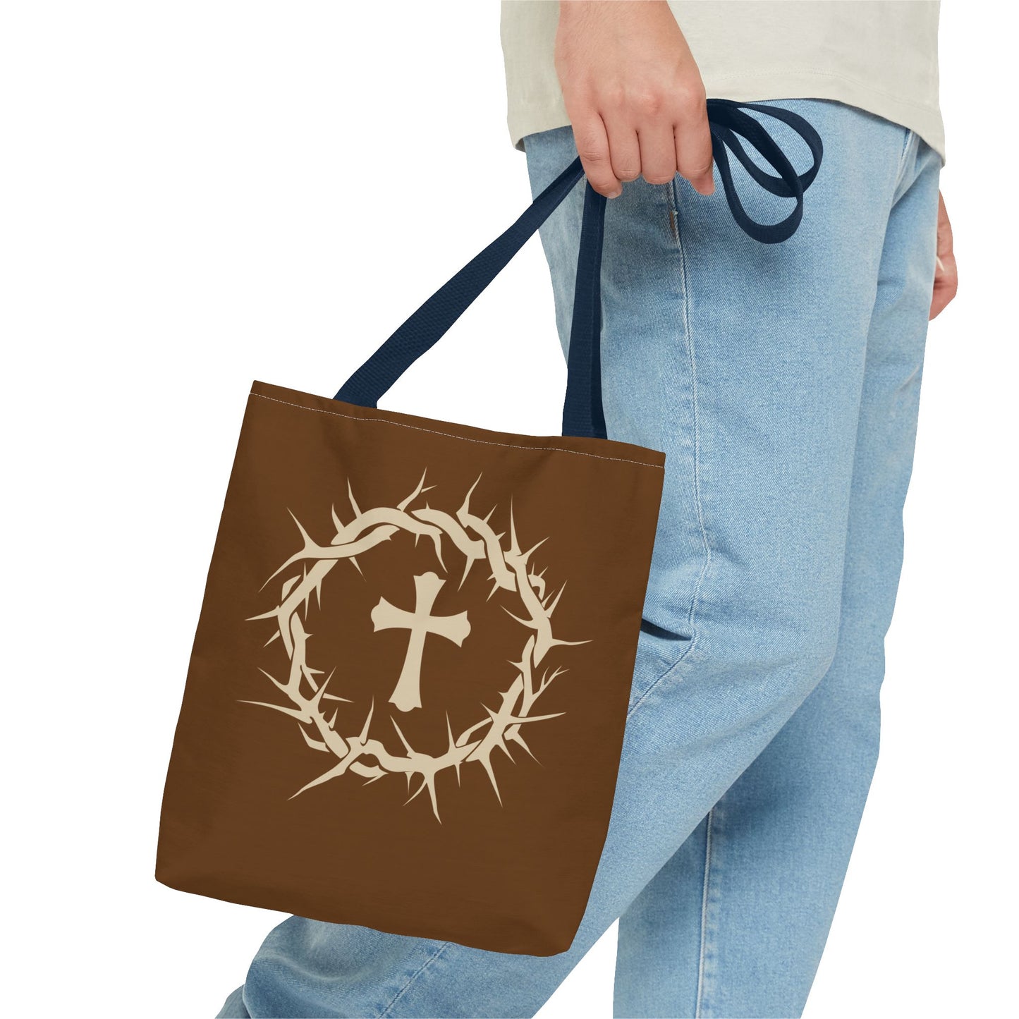 Christ Crown Tote, Faith-Inspired Tote Bag