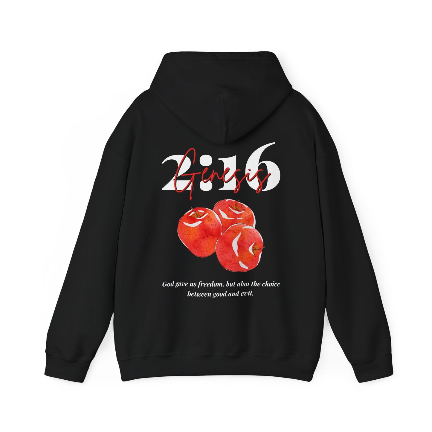 Genesis 2:16 Freedom of Choice Hoodie – Good and Evil Sweatshirt