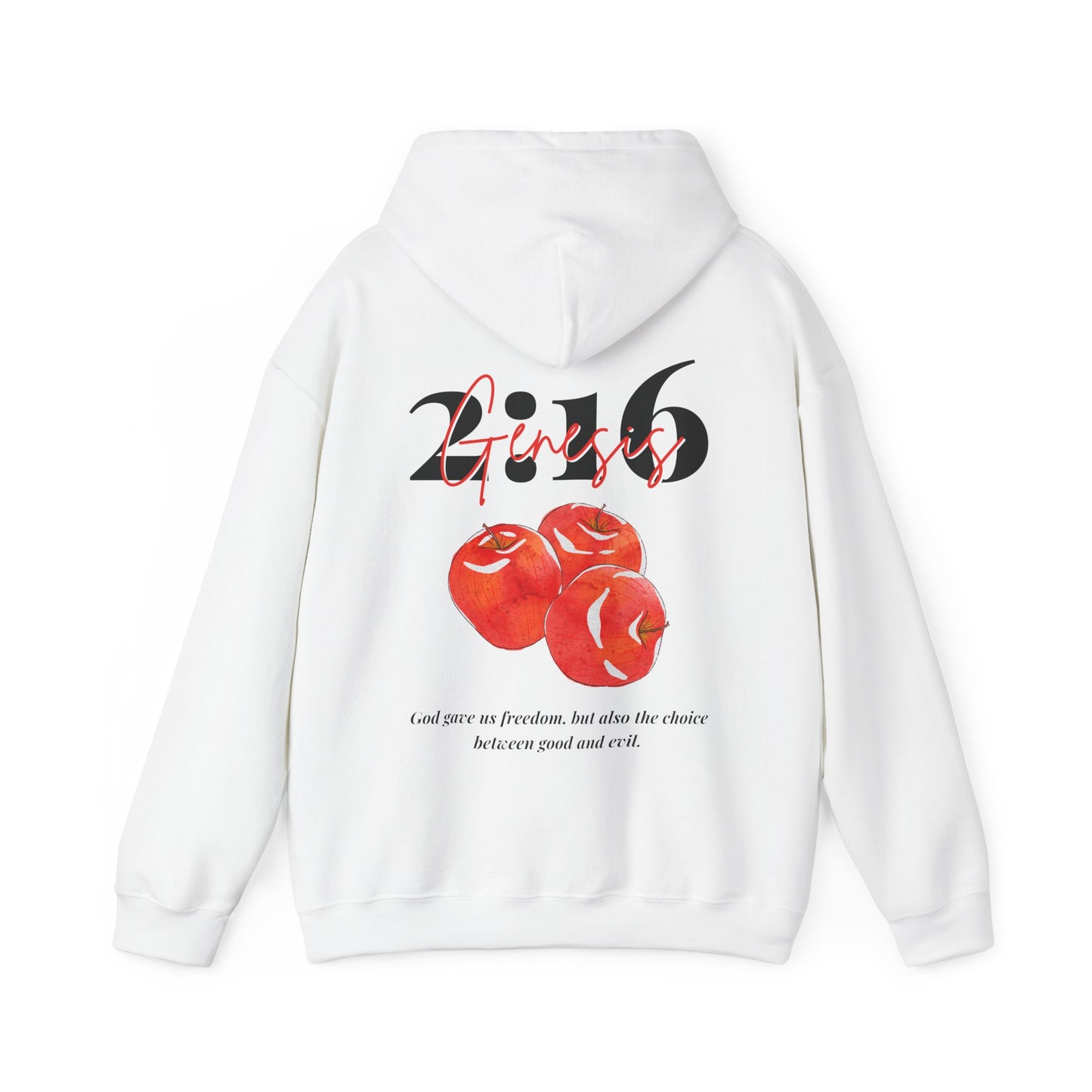 Genesis 2:16 Freedom of Choice Hoodie – Good and Evil Sweatshirt
