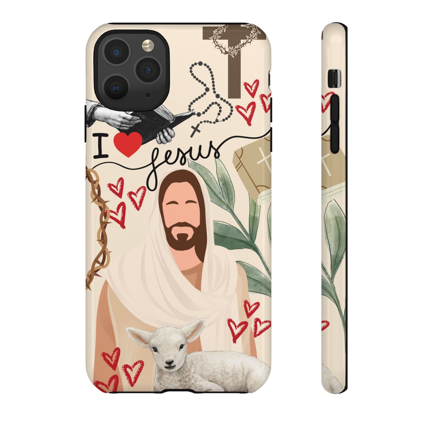 Vibrant Phone Case with Religious Art, Tough Cases for Devotees, Faith-Inspired Design