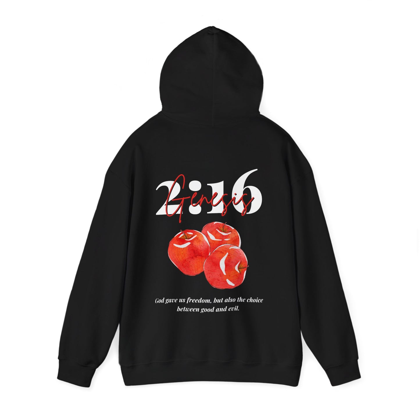 Genesis 2:16 Freedom of Choice Hoodie – Good and Evil Sweatshirt