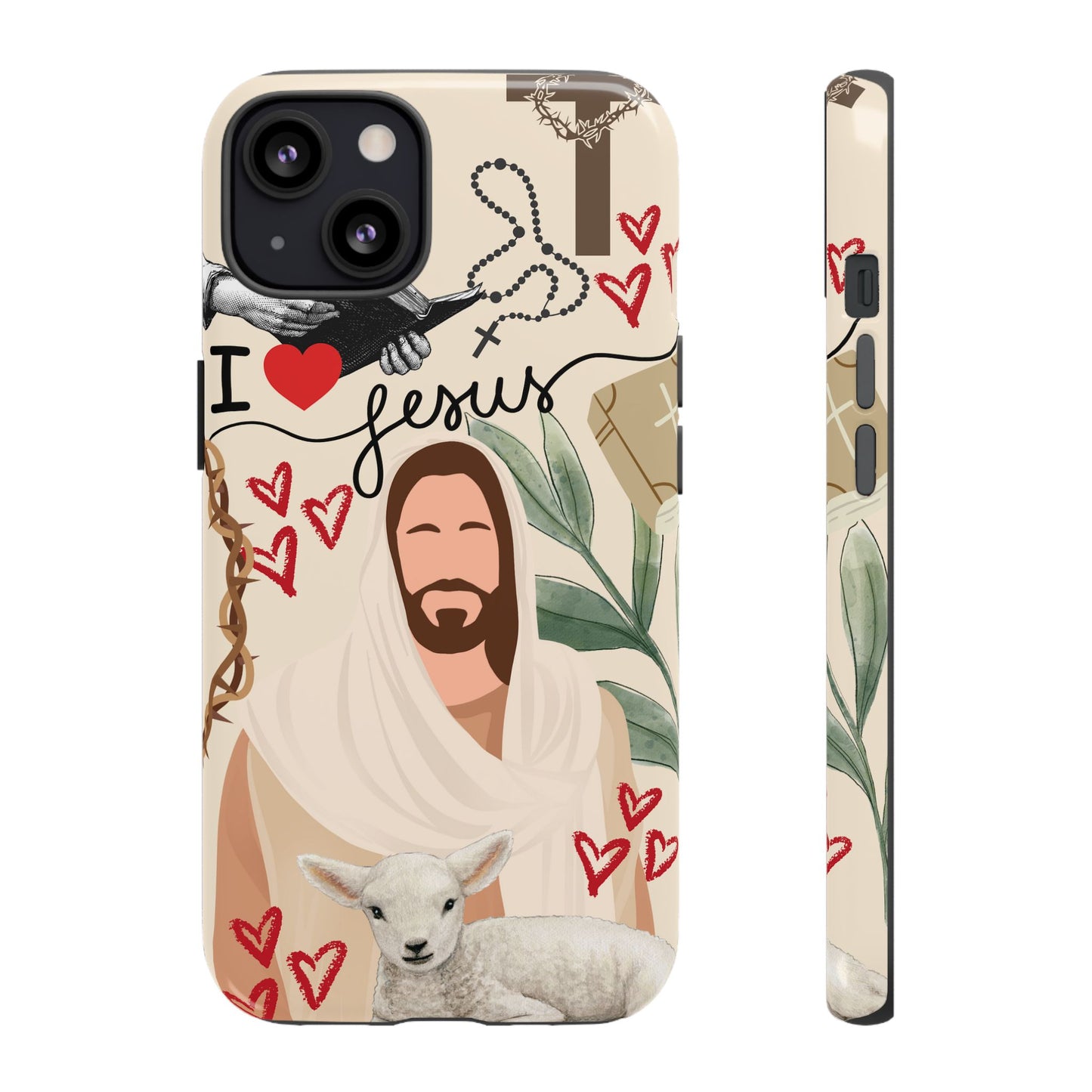Vibrant Phone Case with Religious Art, Tough Cases for Devotees, Faith-Inspired Design