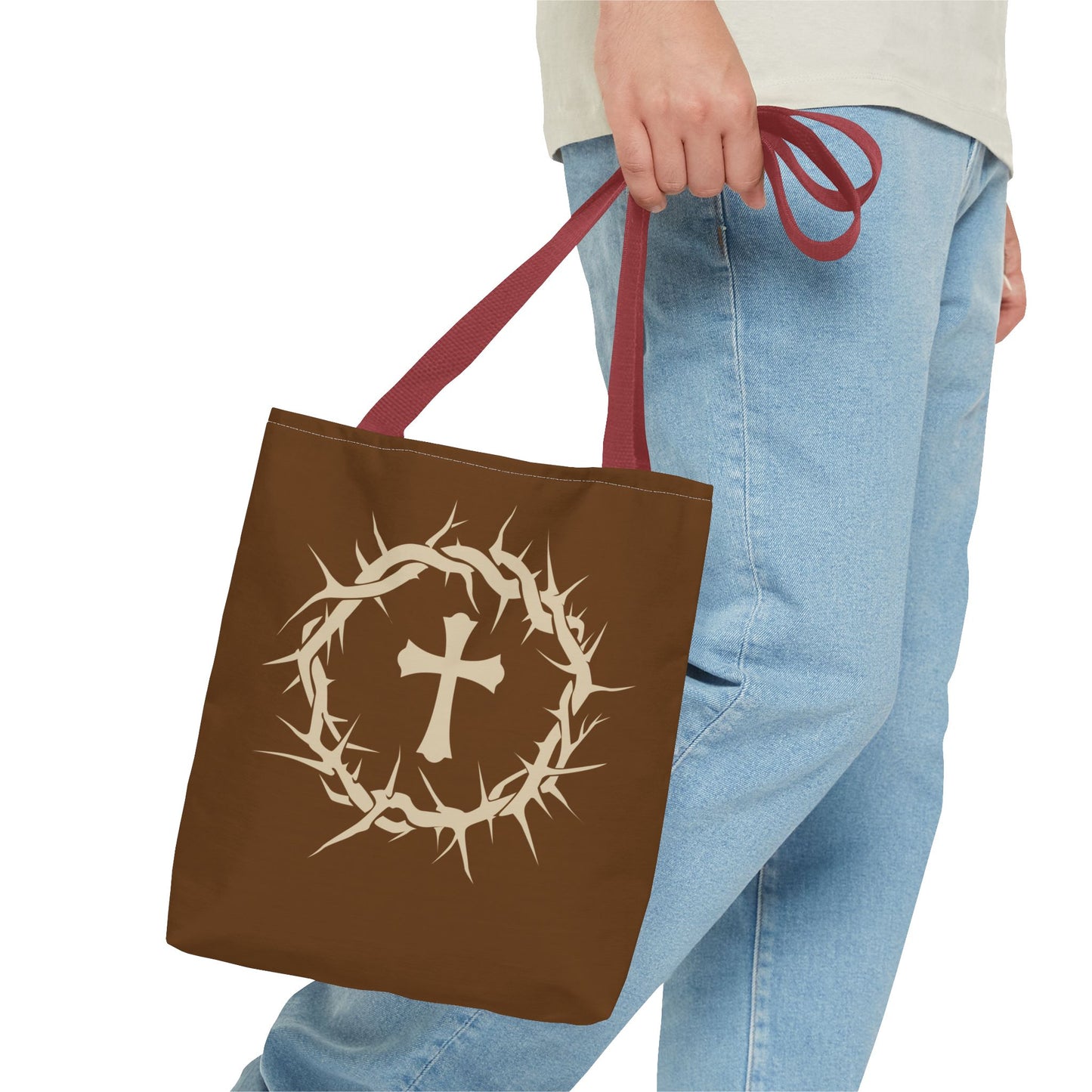 Christ Crown Tote, Faith-Inspired Tote Bag
