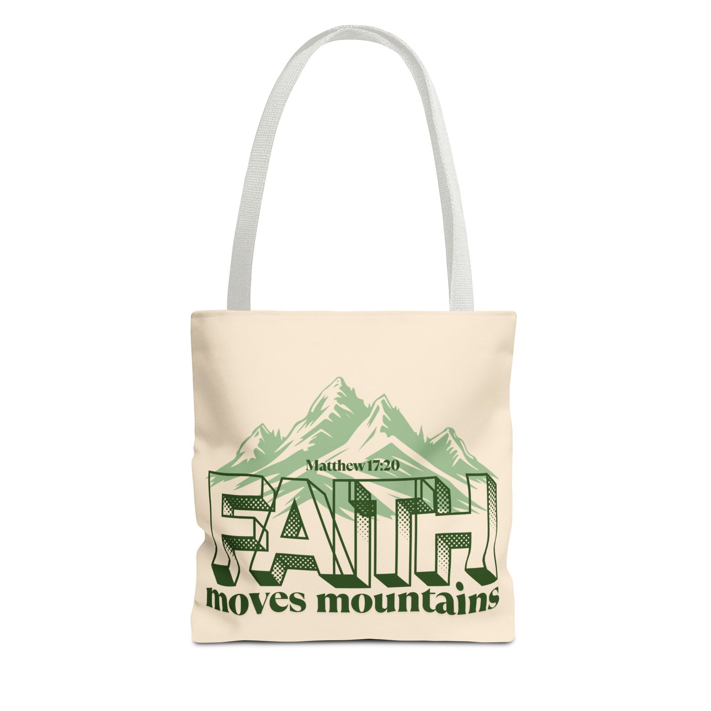 Mountain Faith Inspirational Tote Bag