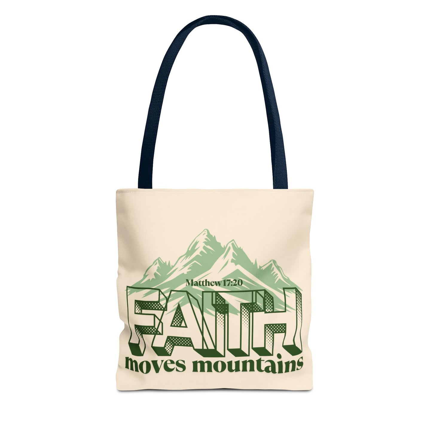Mountain Faith Inspirational Tote Bag