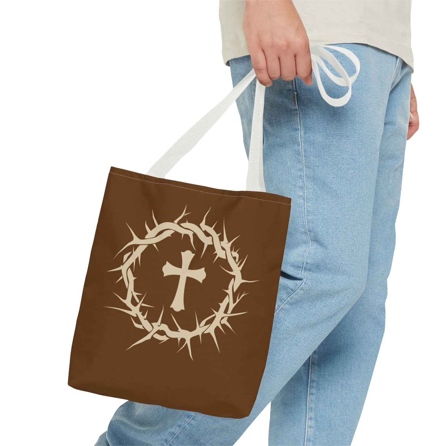Christ Crown Tote, Faith-Inspired Tote Bag