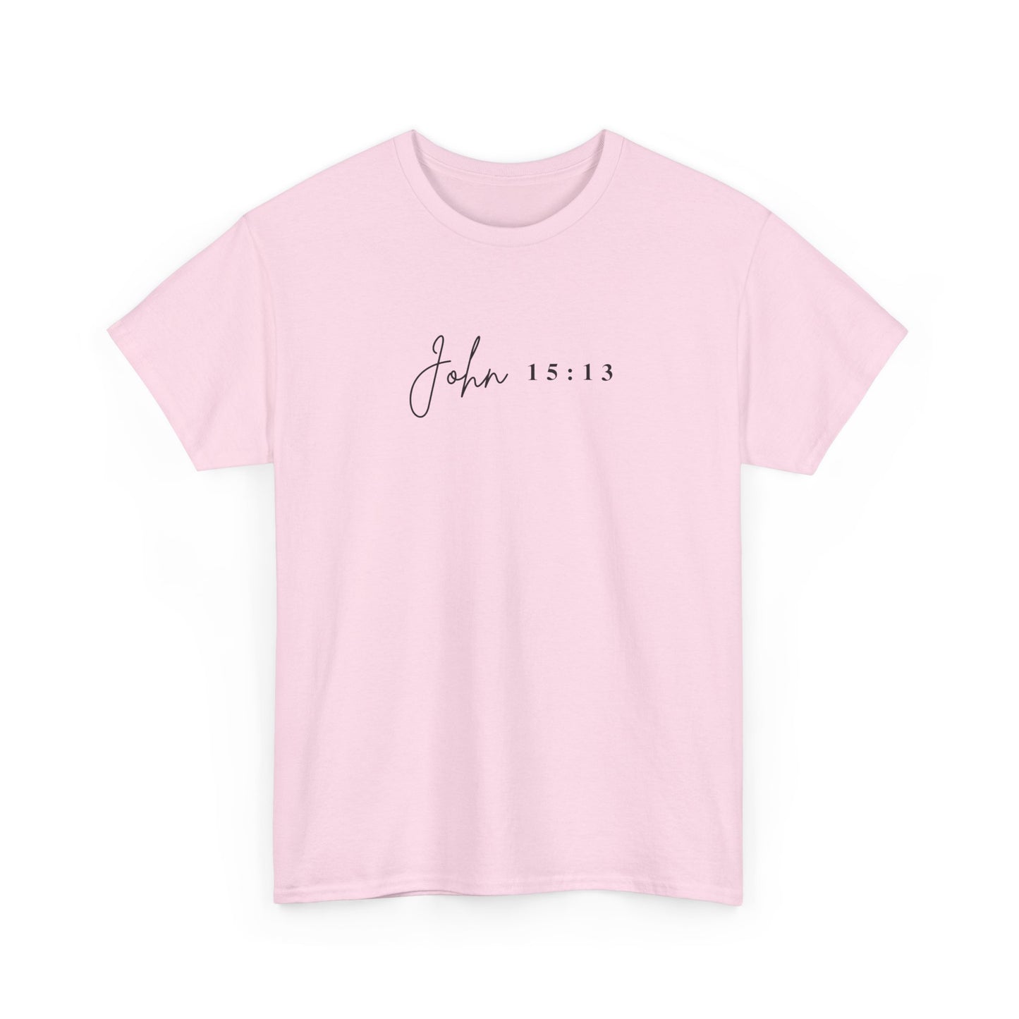 Minimalist Jesus Line Art T-Shirt – John 15:13 Crown of Thorns Design