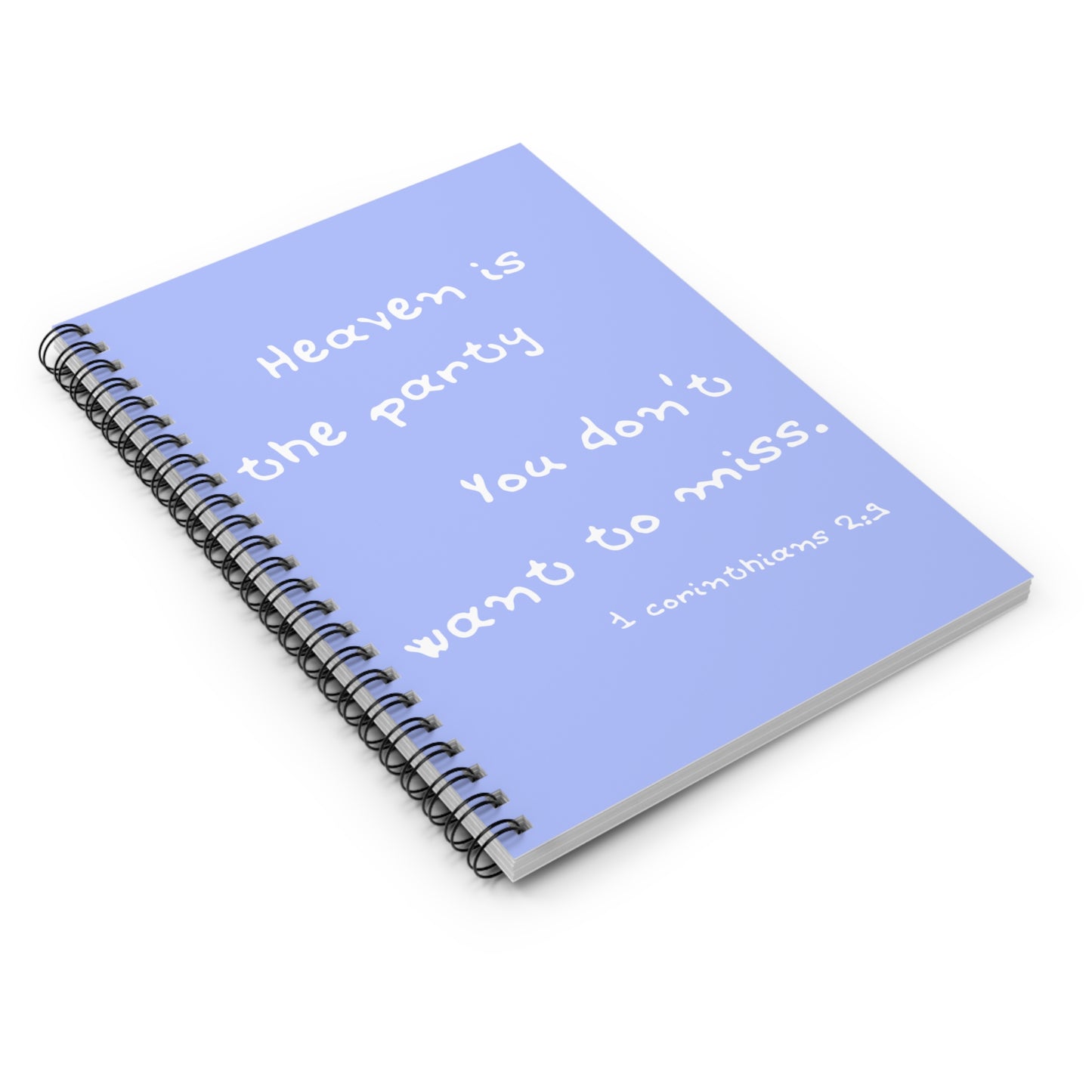 Heaven is the Party Inspirational Journal, Church Notes.