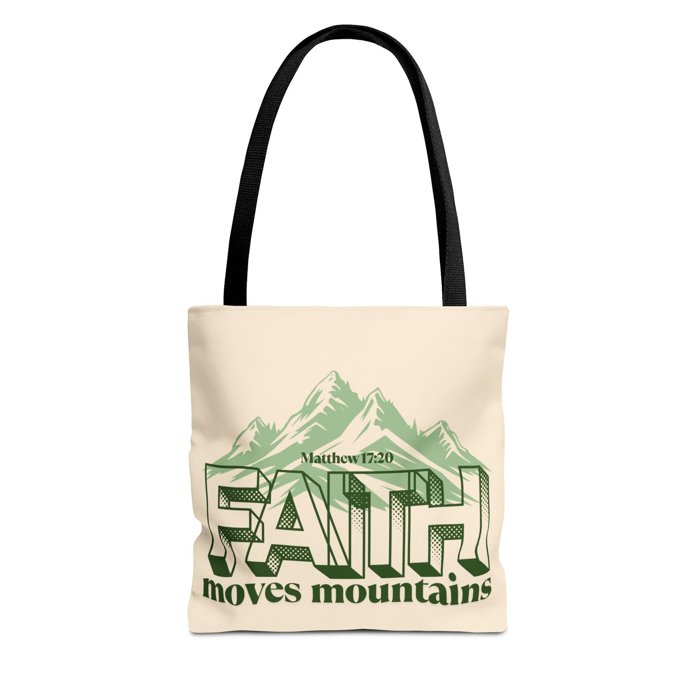 Mountain Faith Inspirational Tote Bag