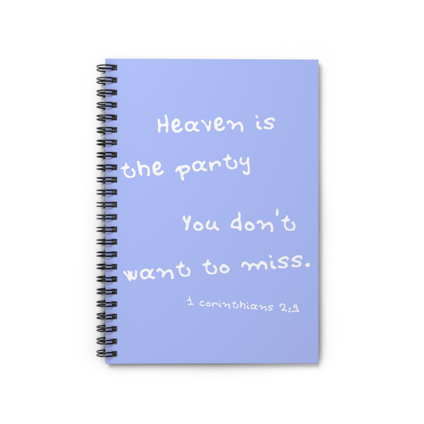 Heaven is the Party Inspirational Journal, Church Notes.