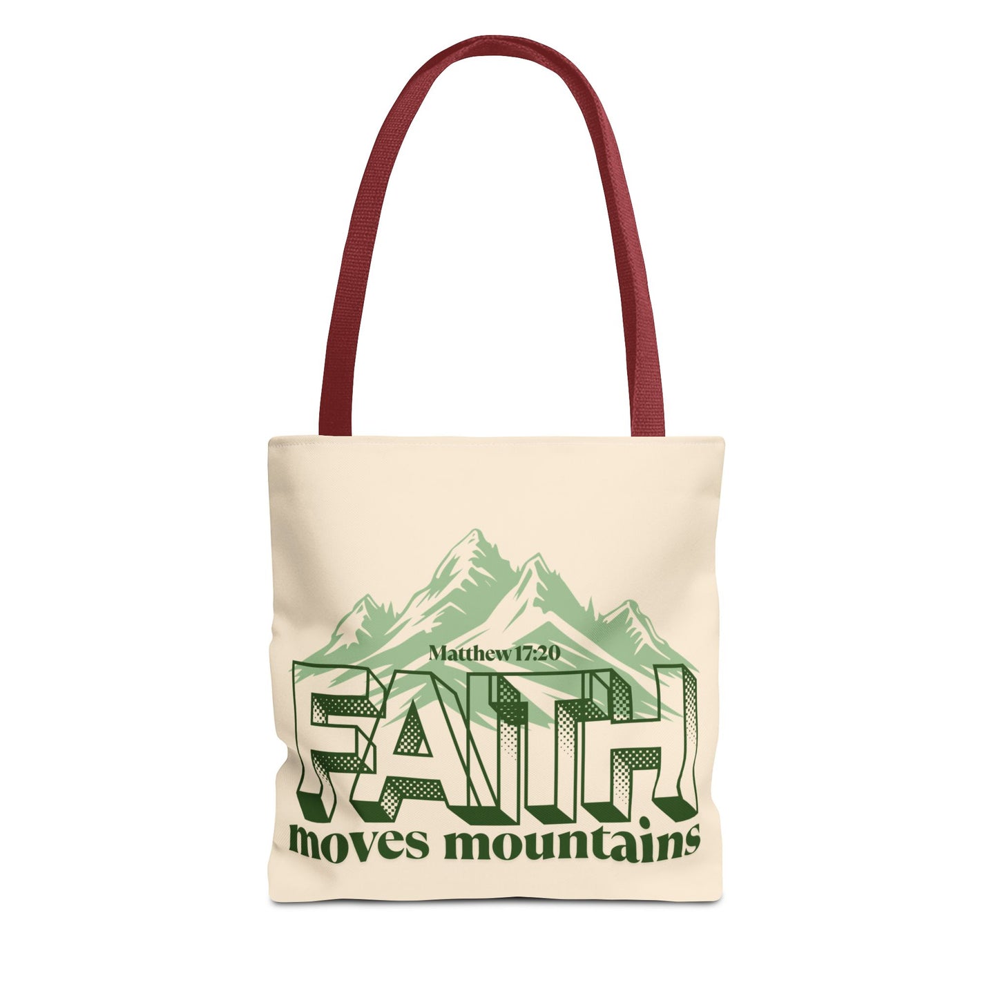 Mountain Faith Inspirational Tote Bag