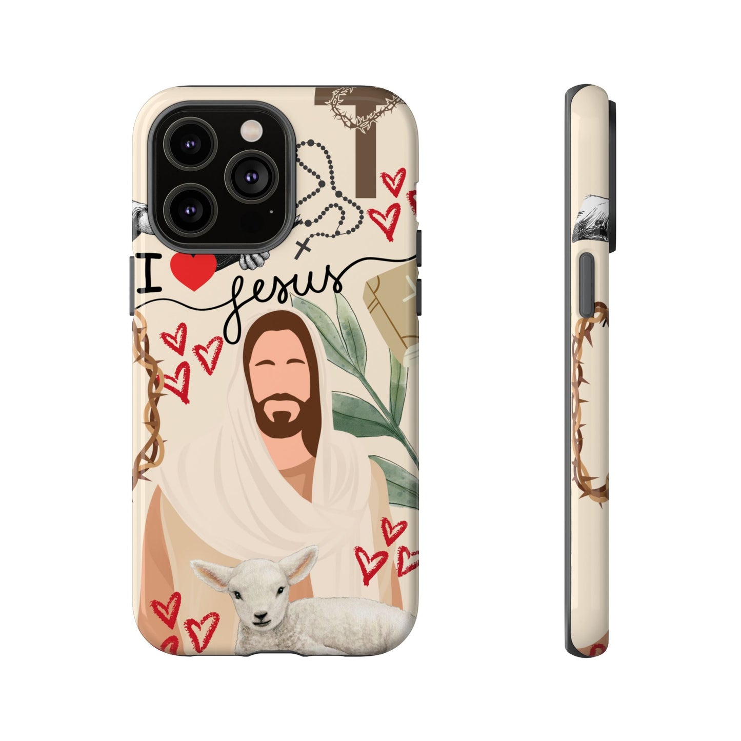 Vibrant Phone Case with Religious Art, Tough Cases for Devotees, Faith-Inspired Design
