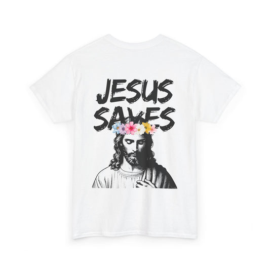 Jesus Saves T-Shirt – Graceful Faith Design